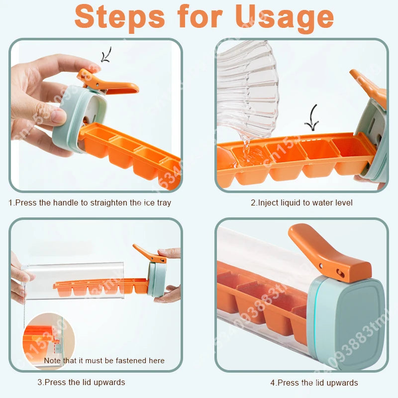 Easy Ice Cube Tray with Handle